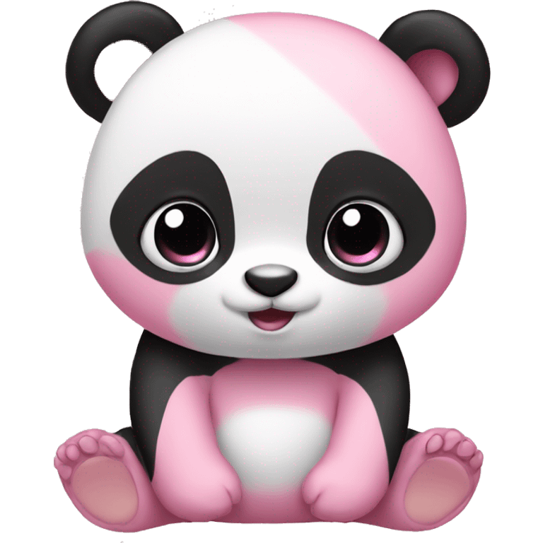 Baby pink panda  emoji