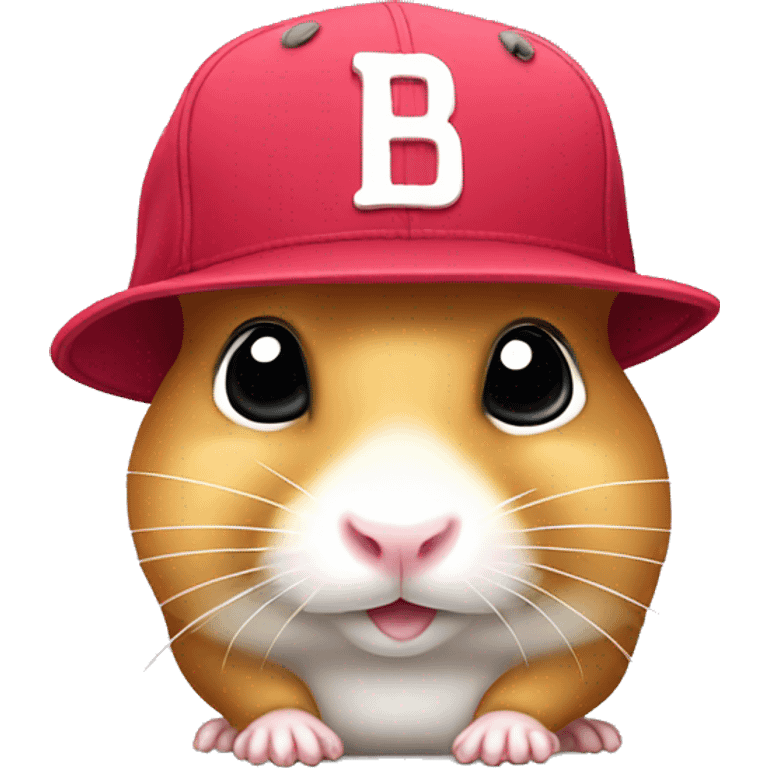 Hamster with snapback emoji