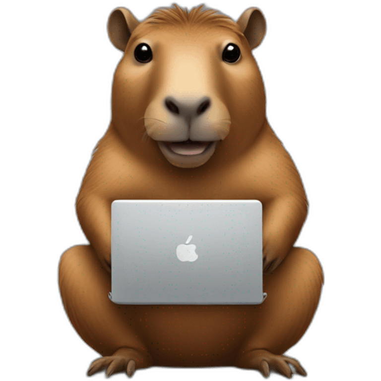 capibara with a laptop emoji