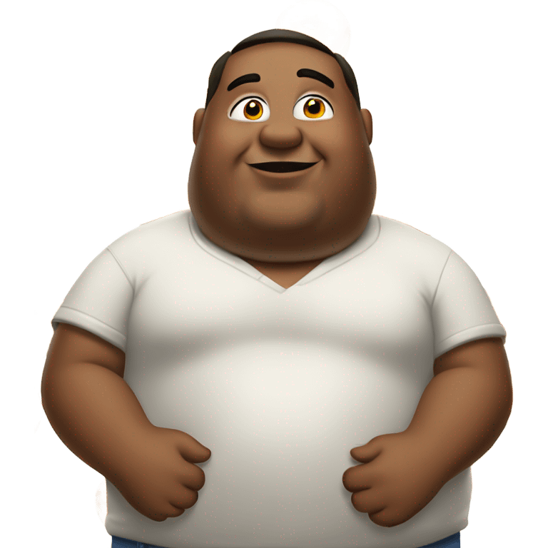 Fat guy with honey buns and Pepsi emoji