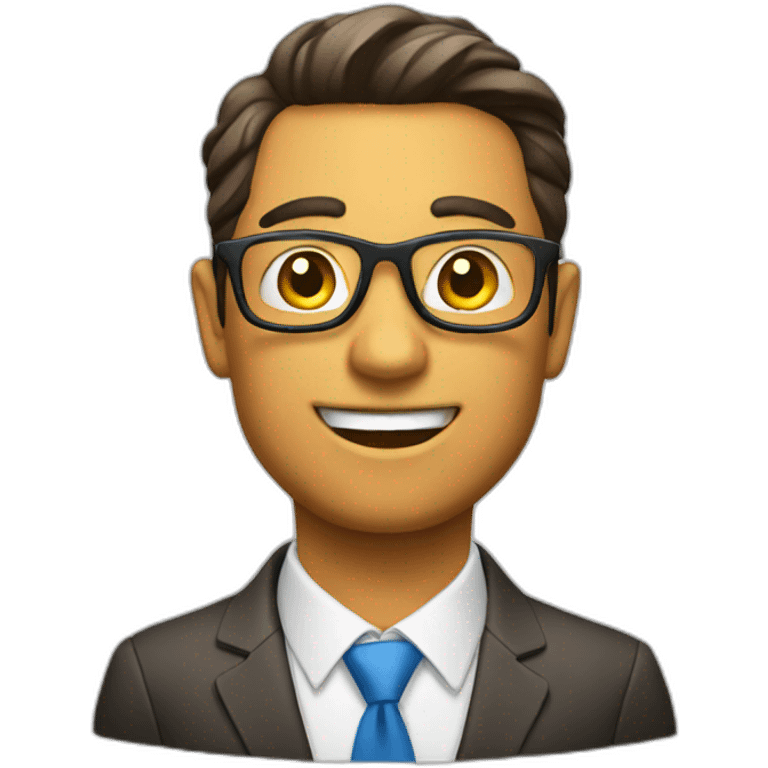 Marketing dude or salesman emoji