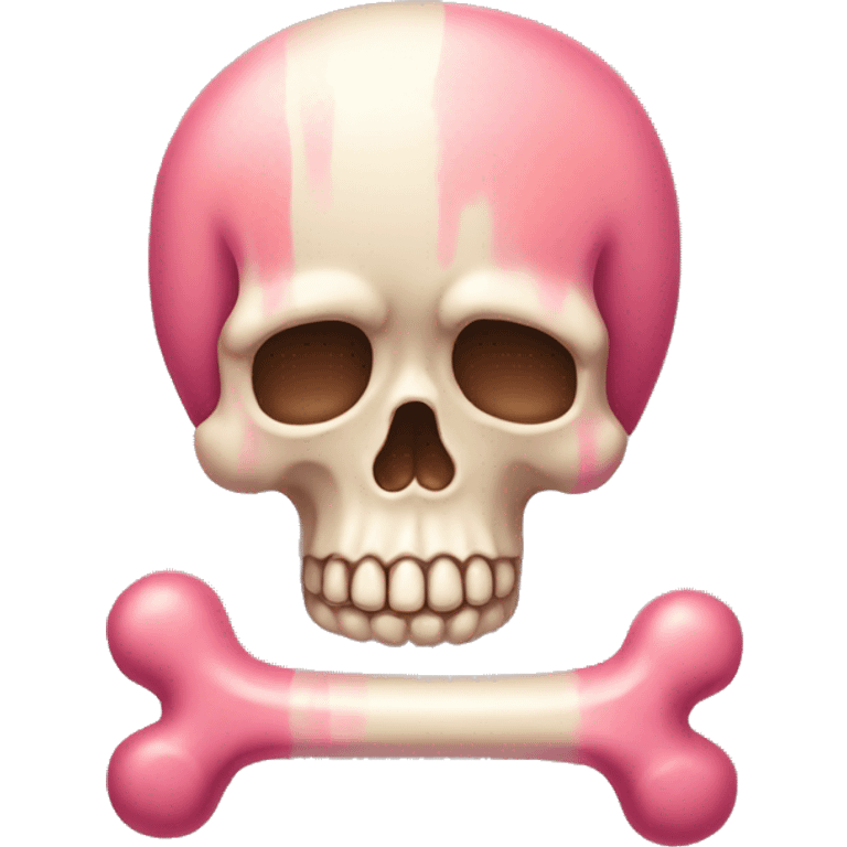 candy colored bone emoji