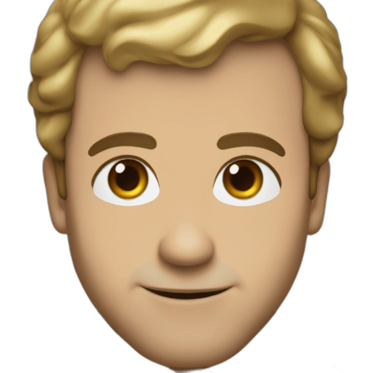 Trompette macron emoji