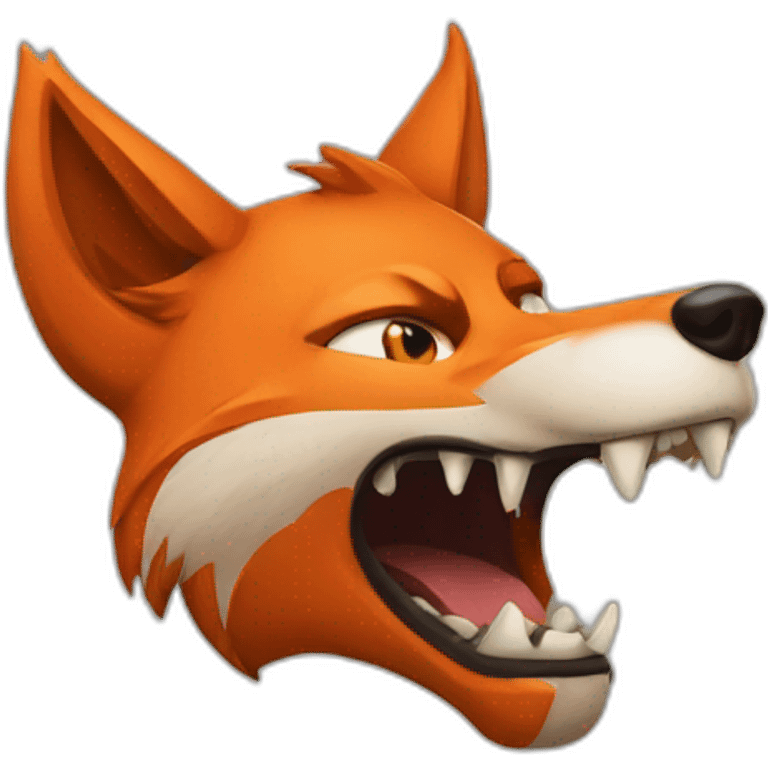 vicious fox emoji