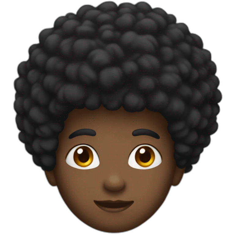 Afro emoji