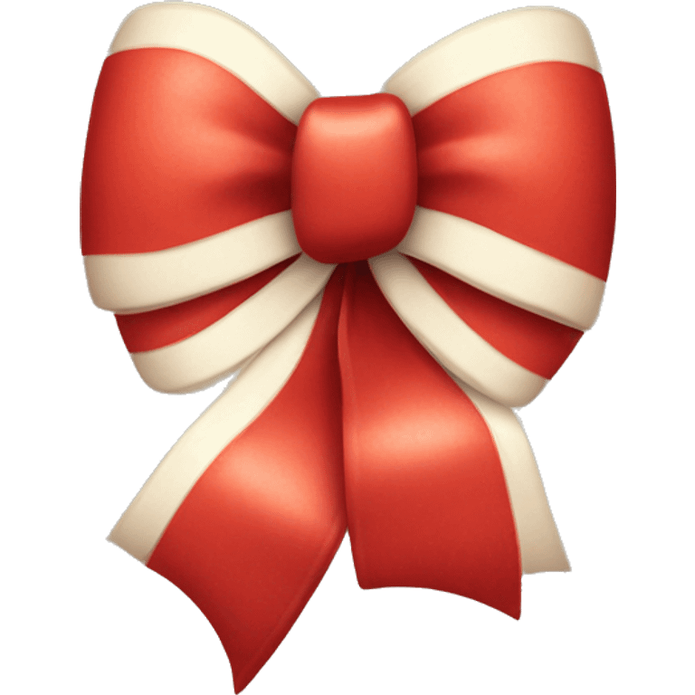 cute christmas bow  emoji