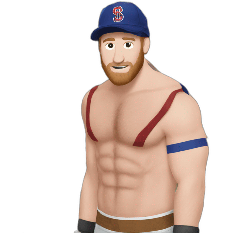 Sami Zayn wearing a bucket hat emoji