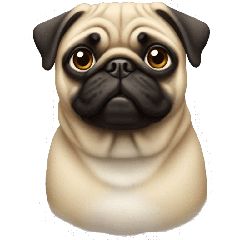 Dog pug emoji