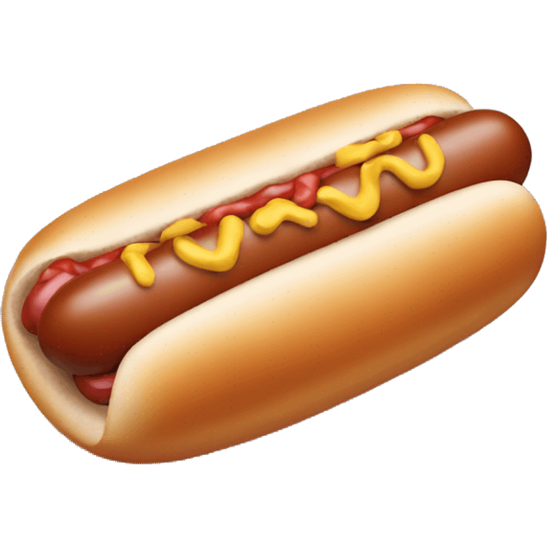 Dog like hot dog  emoji