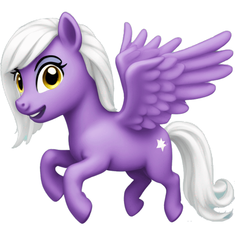 Flying little pony emoji