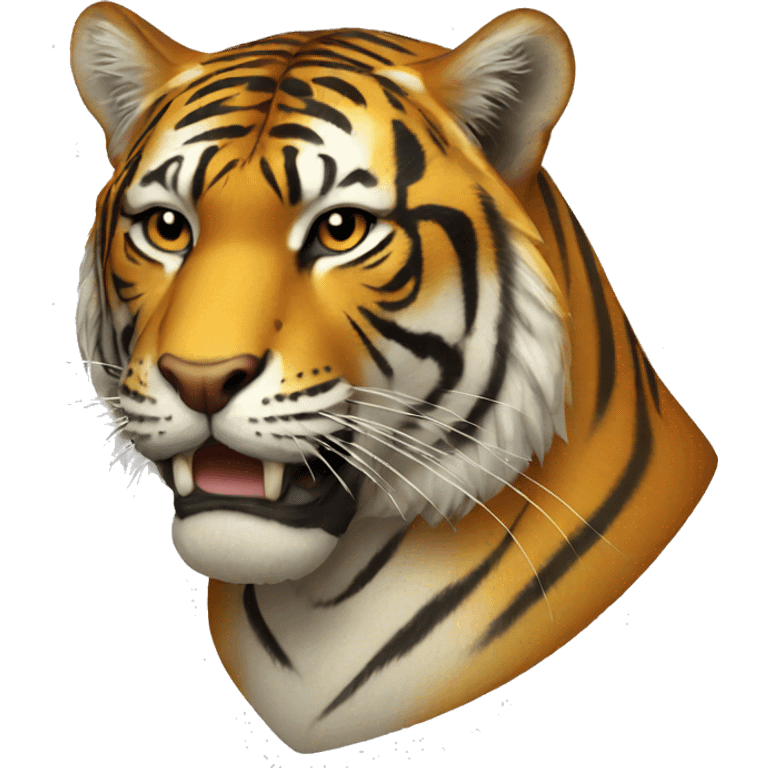 Escudo con un tigre emoji