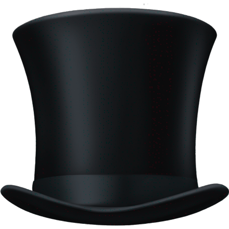 Black top hat emoji