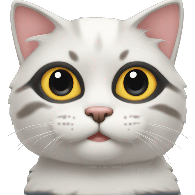 Gato con audífonos  emoji