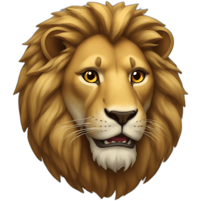 strong lion emoji