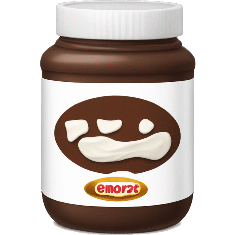 Jar of chocolate spread emoji