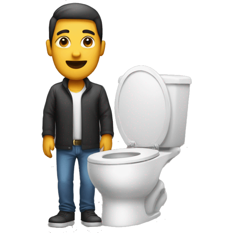 man in the toilet  emoji