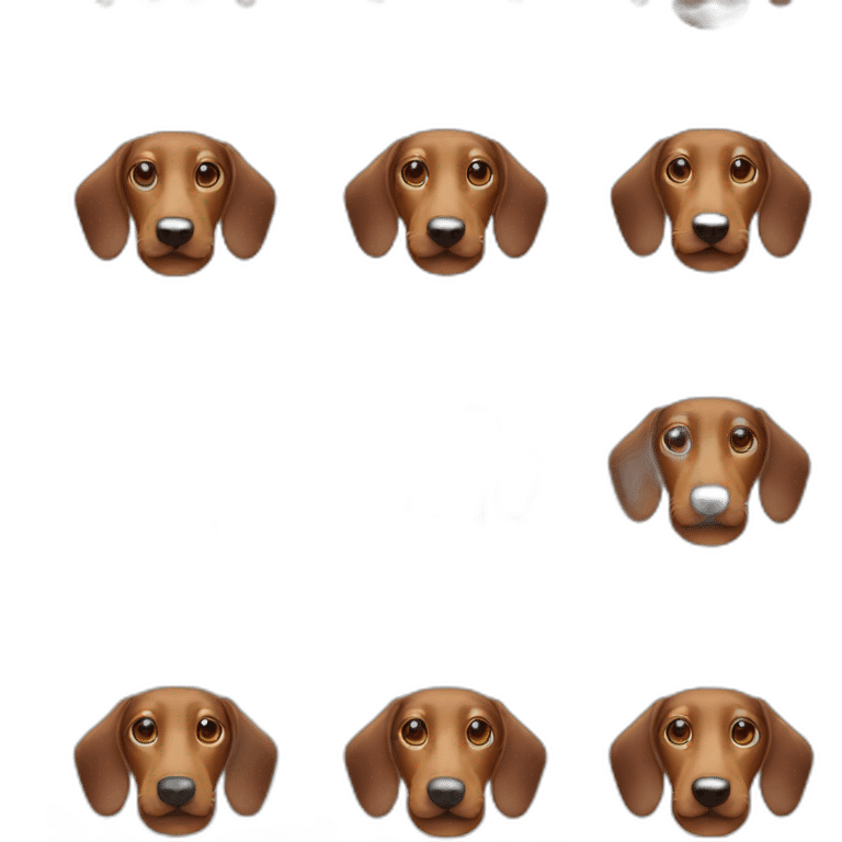 Daushund emoji