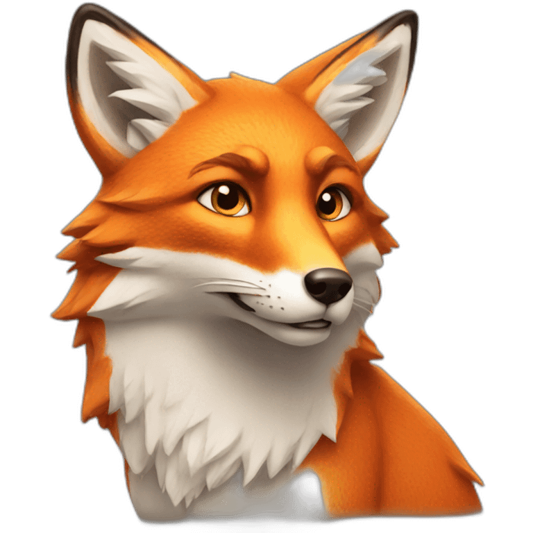 hot fox emoji