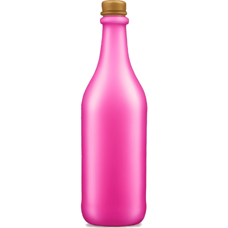 pink bottle emoji