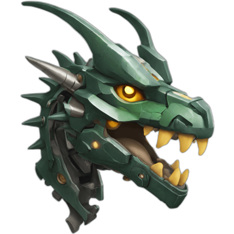 mecha dragon head emoji