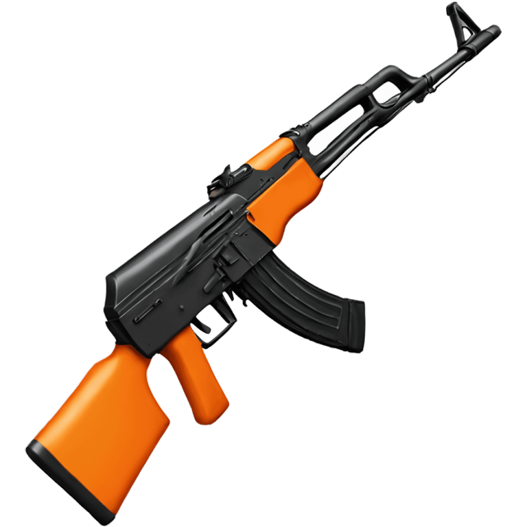 orange ak47 emoji