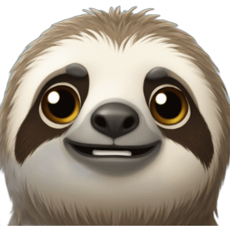 smirk sloth emoji