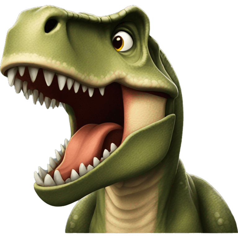 tyrannosaurus angry emoji