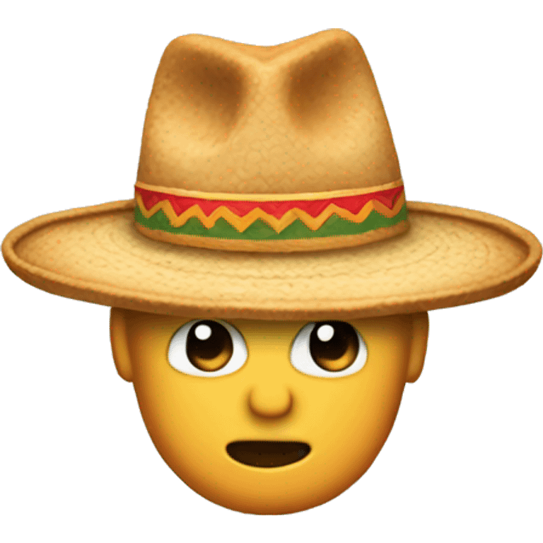 galleta con sombrero emoji