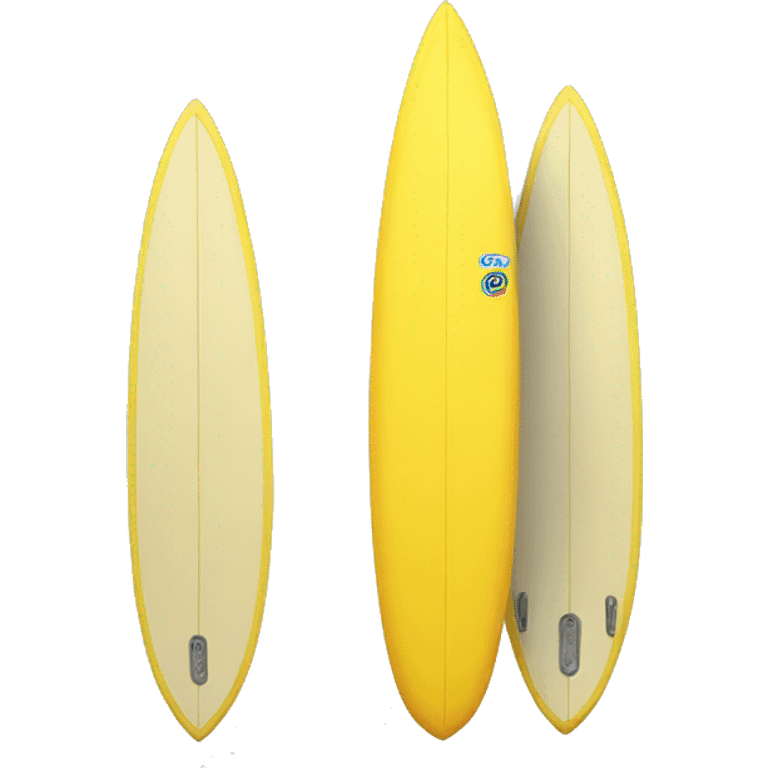 yellow surf board emoji