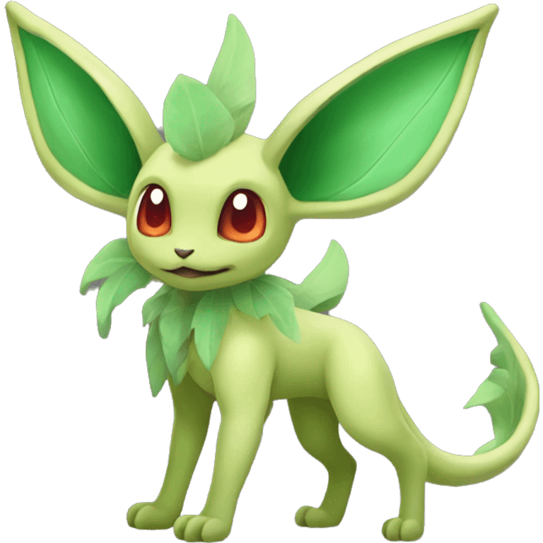 Leafeon-Flygon-Tropius full body emoji