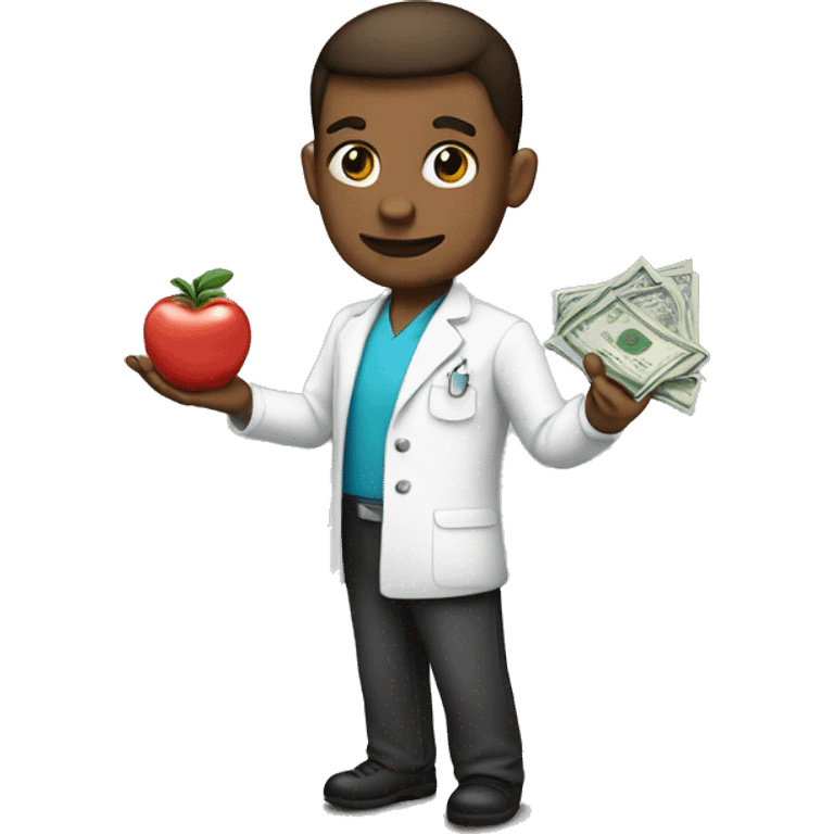 health and salary emoji