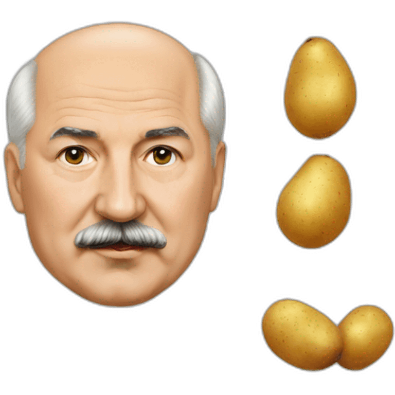 Lukashenko and potato emoji