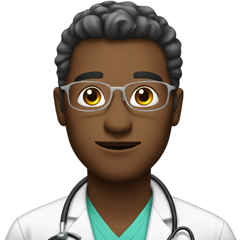 Person watching video of a doctor. Make this a white guy  emoji