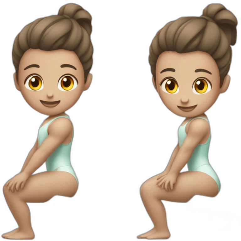 Gymnast who is doing pommel horse emoji