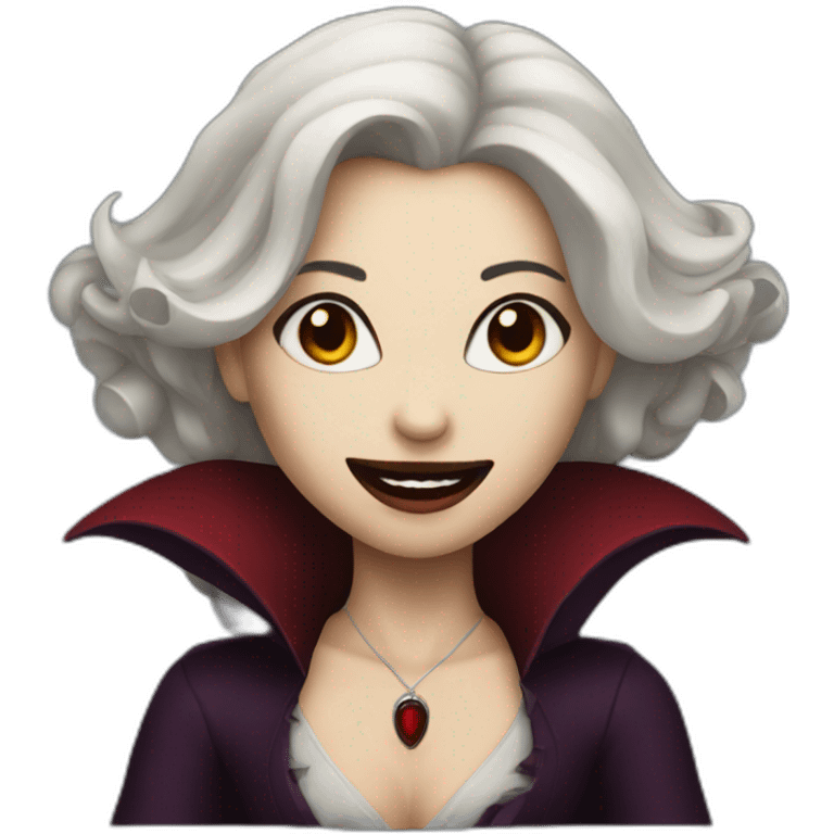 Women vampire emoji