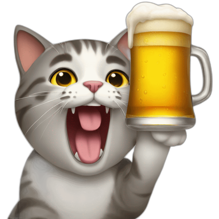 cat-drinking-beer emoji