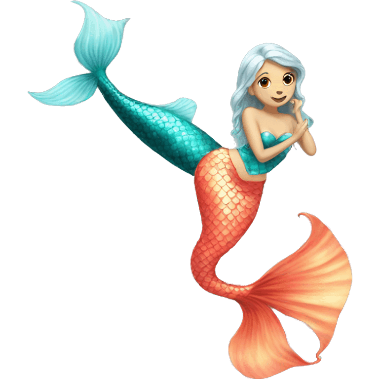 Mermaid with pretty tail emoji