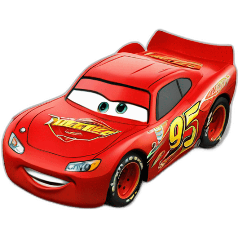 Cars 95 Lightning McQueen emoji