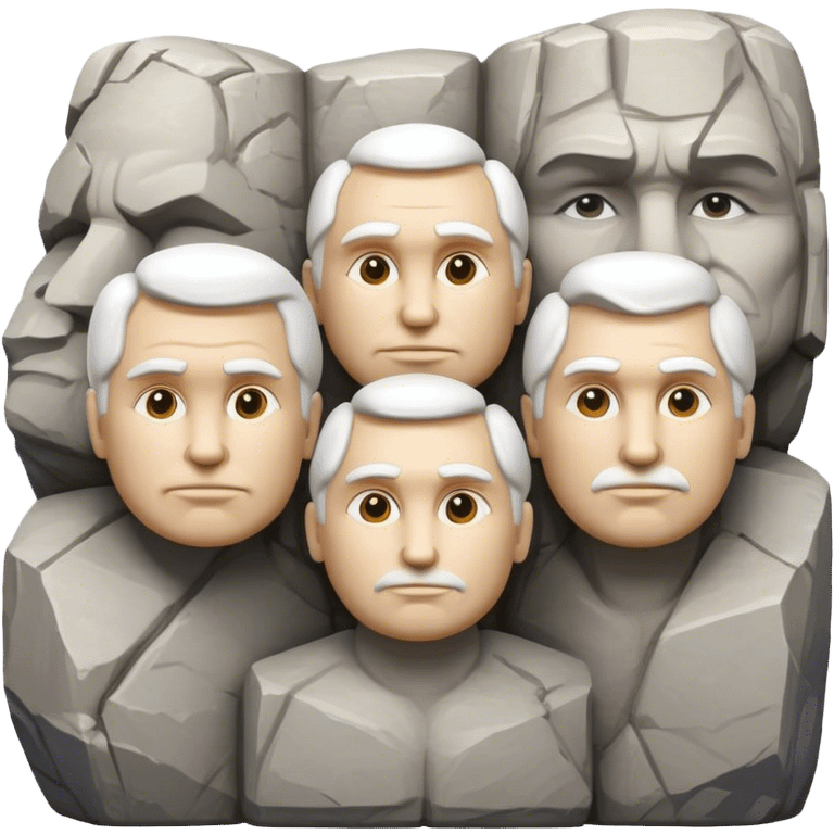 Cinematic Realistic Mount Rushmore Emoji emoji