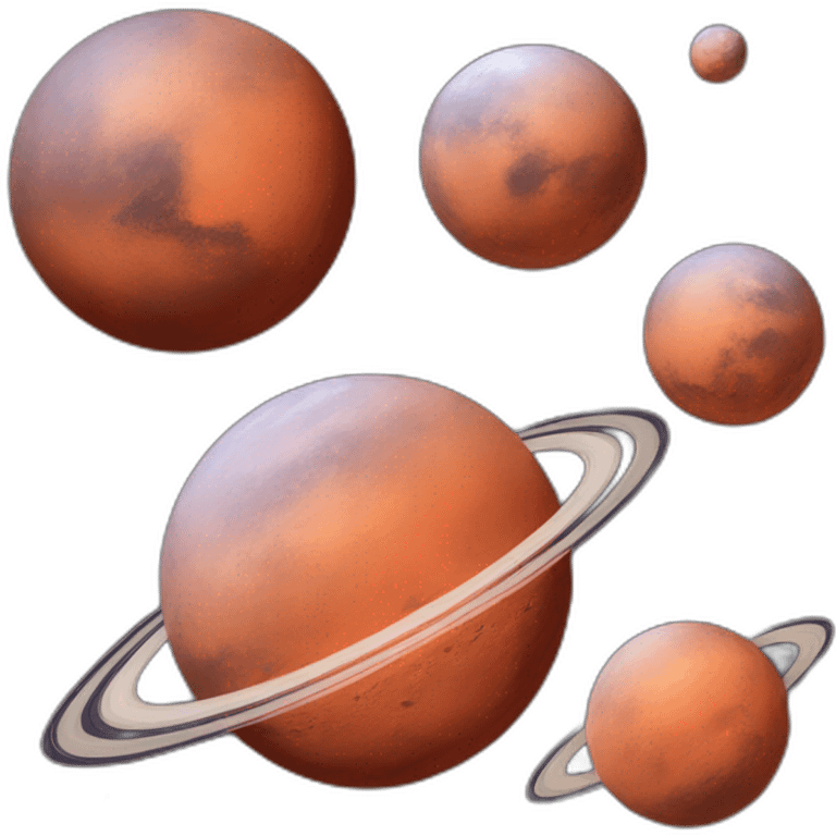 mars as an emoji emoji