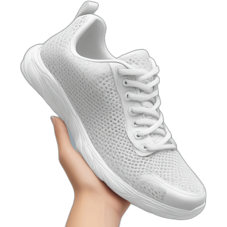 tech-loom bliss mesh pvc sneakers emoji