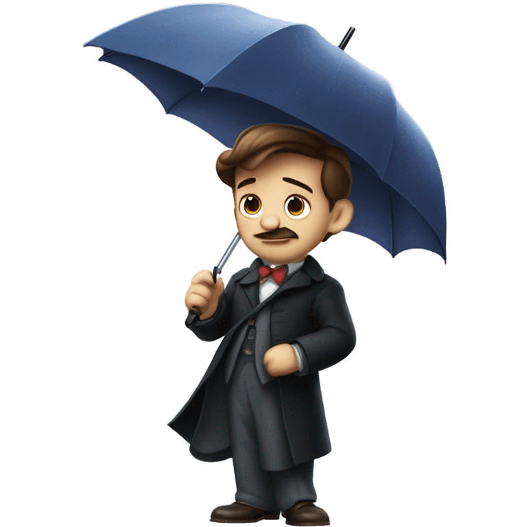 Walt Disney watching Mary poppins emoji