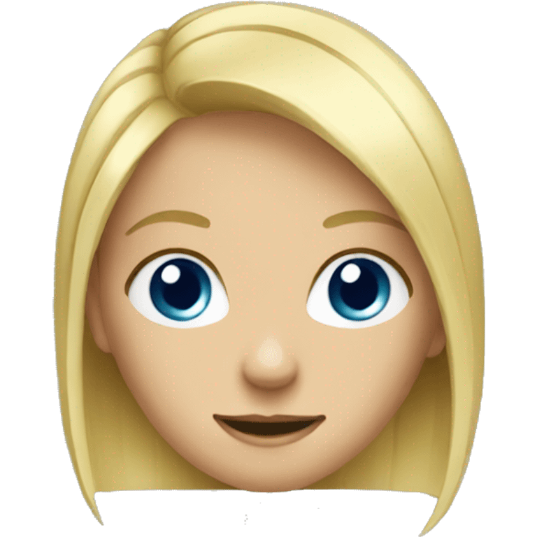 blonde hair girl playing soccer emoji