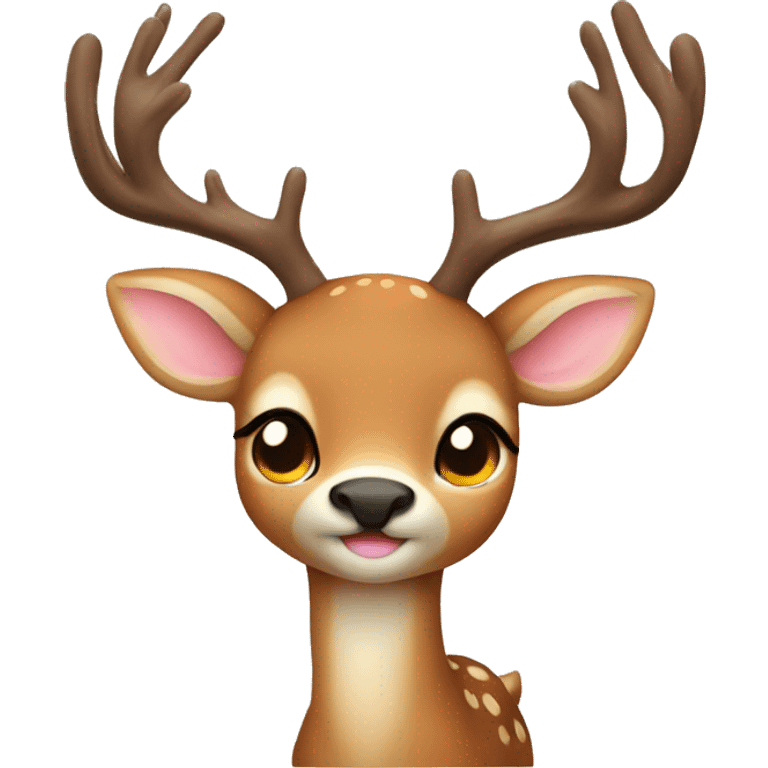 Cute deer emoji