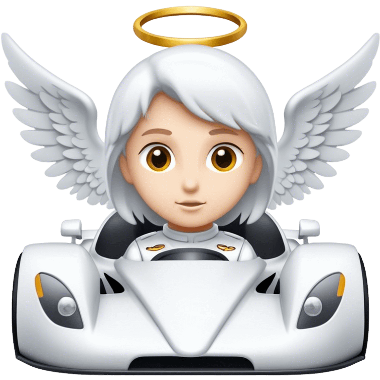 Racecar angel emoji