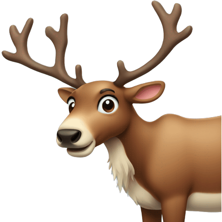 reindeer emoji