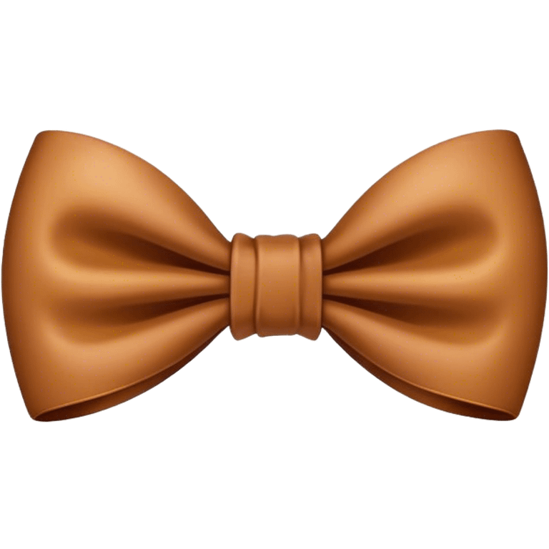 Brown bow emoji