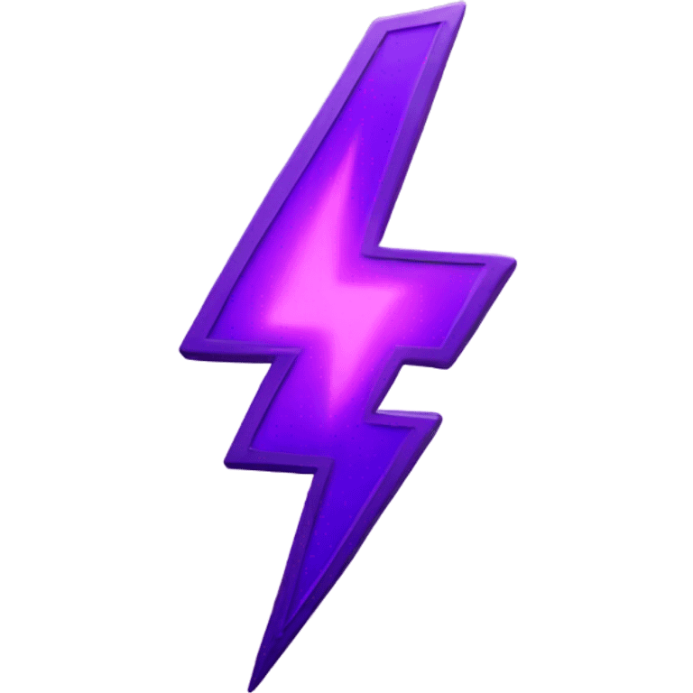 Purple lightning bolt emoji