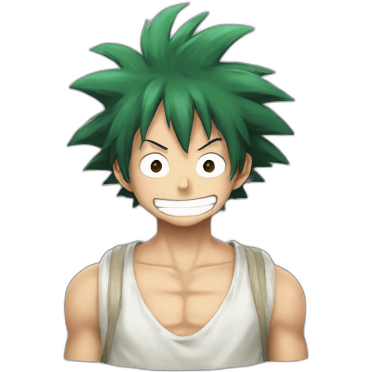 Deku et luffy emoji