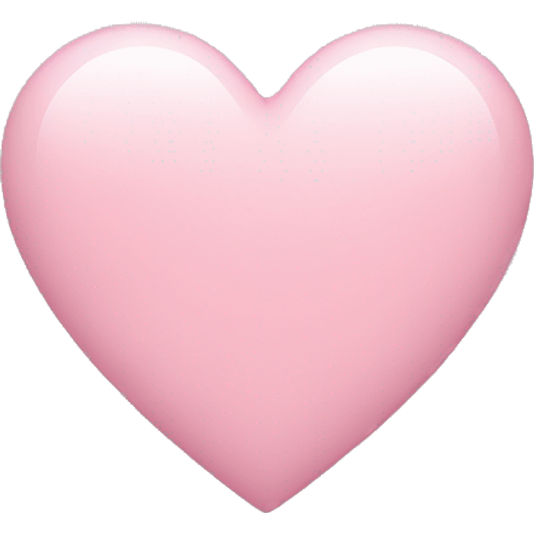 Light pink heart emoji